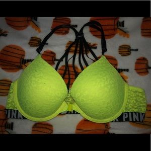 pink victoria secret bra